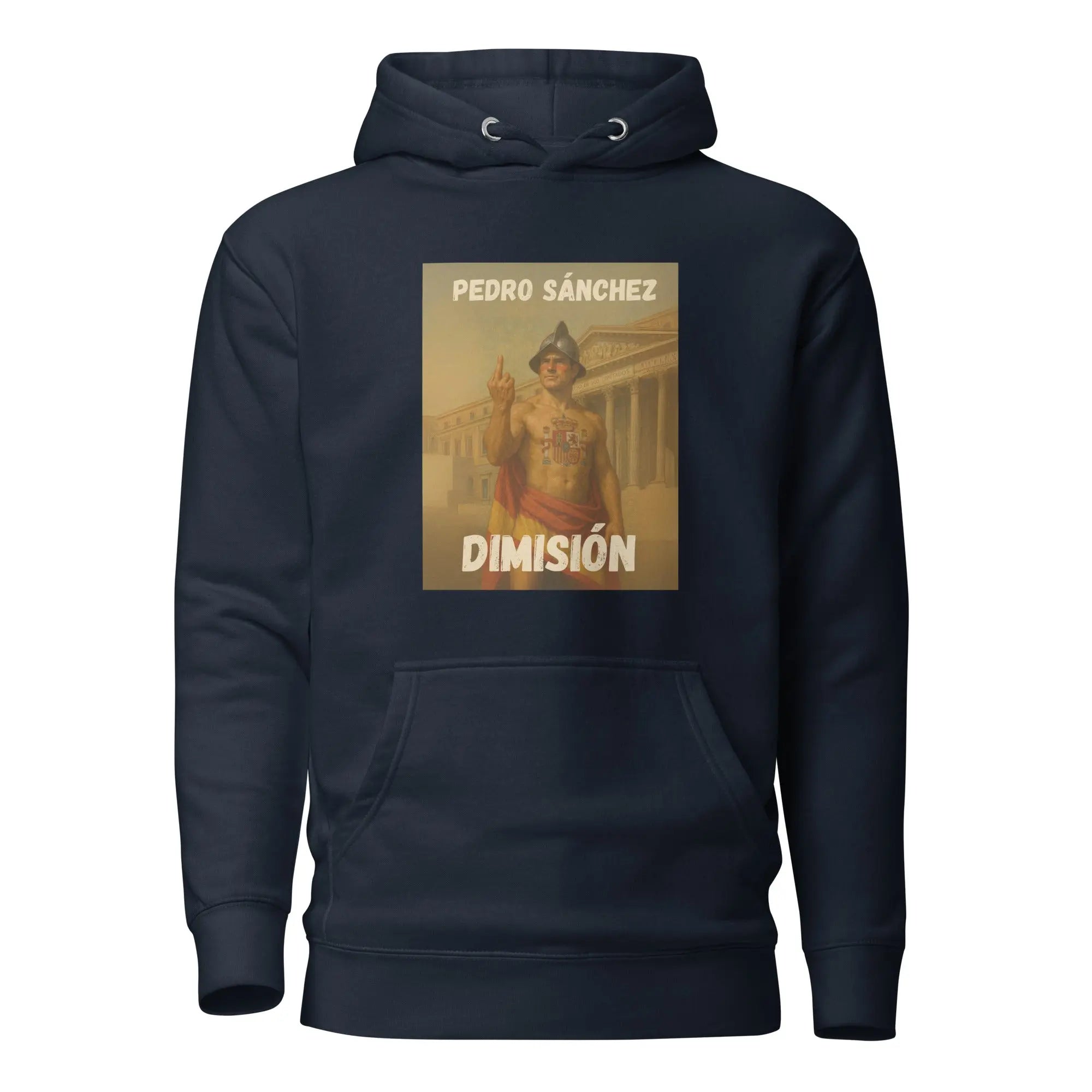 Comprar Sudadera con capucha unisex La Flamenca de Borgoña, Bandera de España, Cruz de Borgoña, Patricia Muñoz, VOX