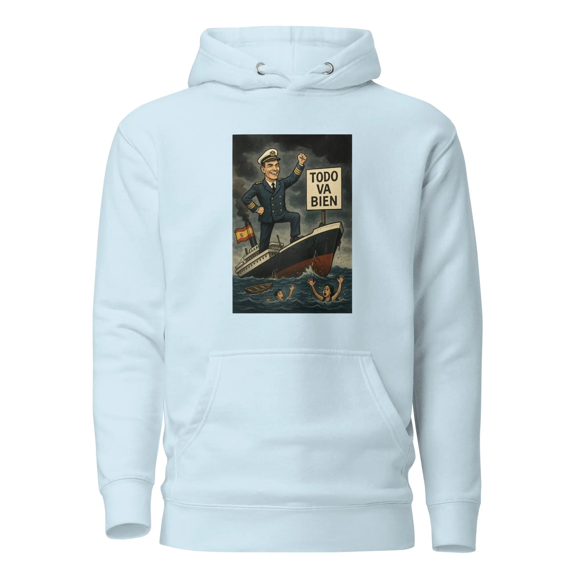 Comprar Sudadera con capucha unisex La Flamenca de Borgoña, Bandera de España, Cruz de Borgoña, Patricia Muñoz, VOX