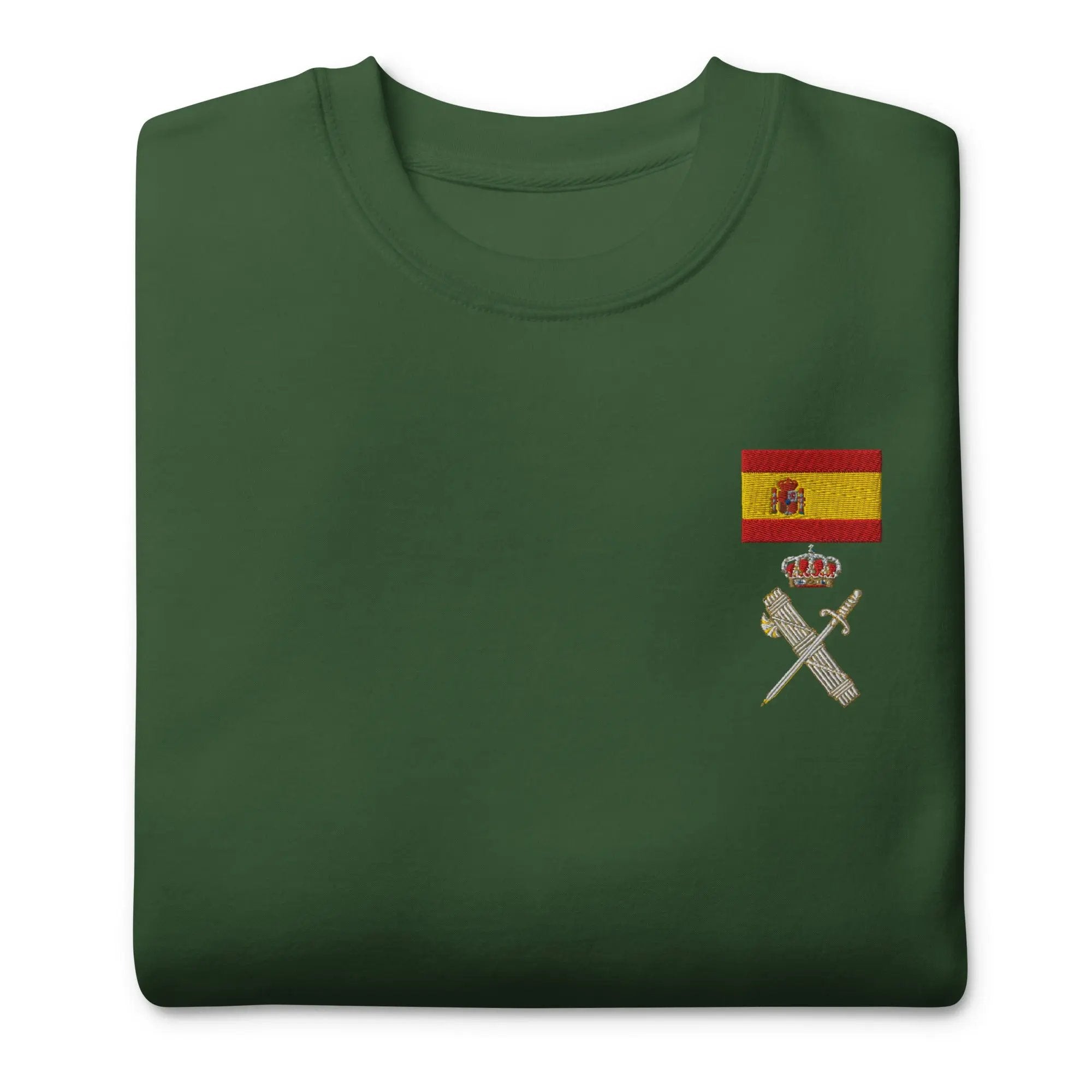 Comprar Sudadera gruesa unisex Guardia Civil La Flamenca de Borgoña Bandera España