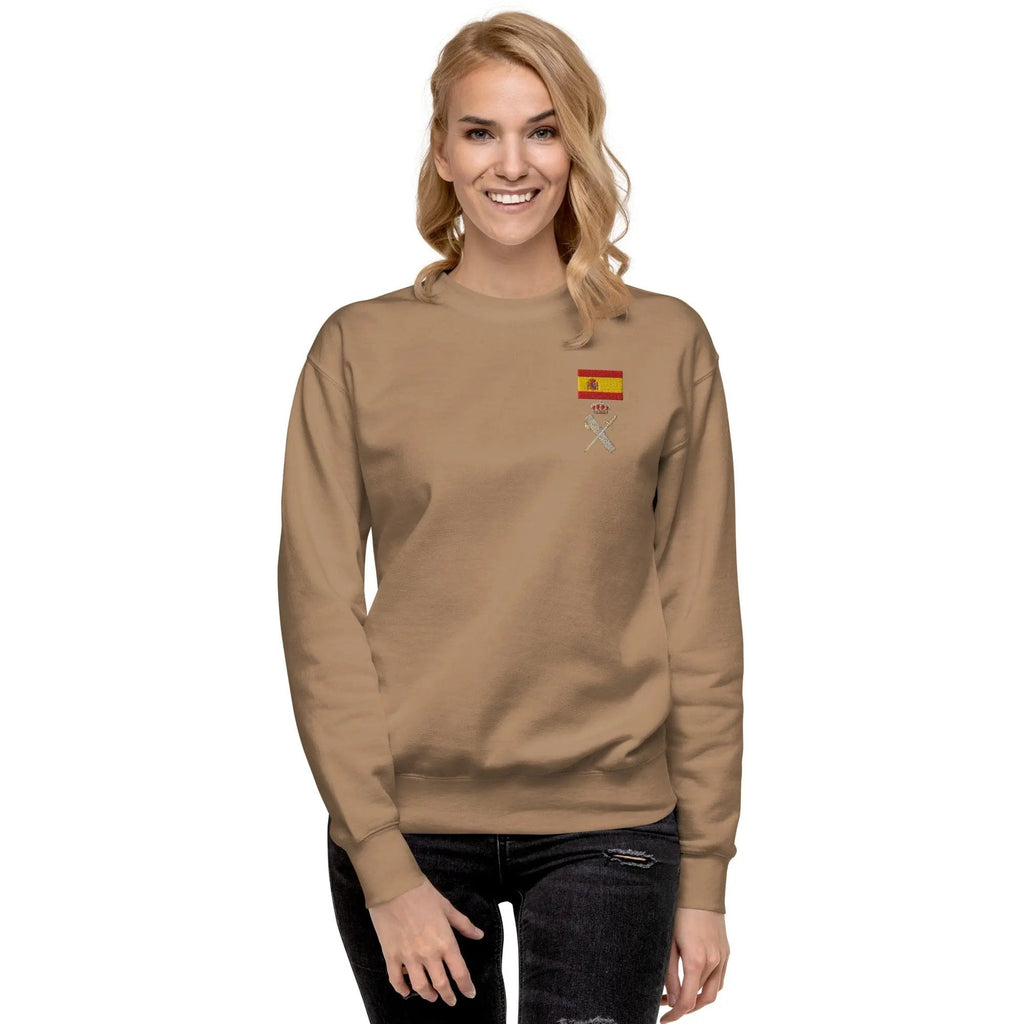 Comprar Sudadera gruesa unisex Guardia Civil La Flamenca de Borgoña Bandera España