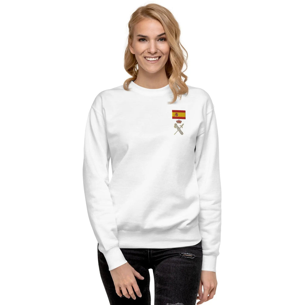 Comprar Sudadera gruesa unisex Guardia Civil La Flamenca de Borgoña Bandera España