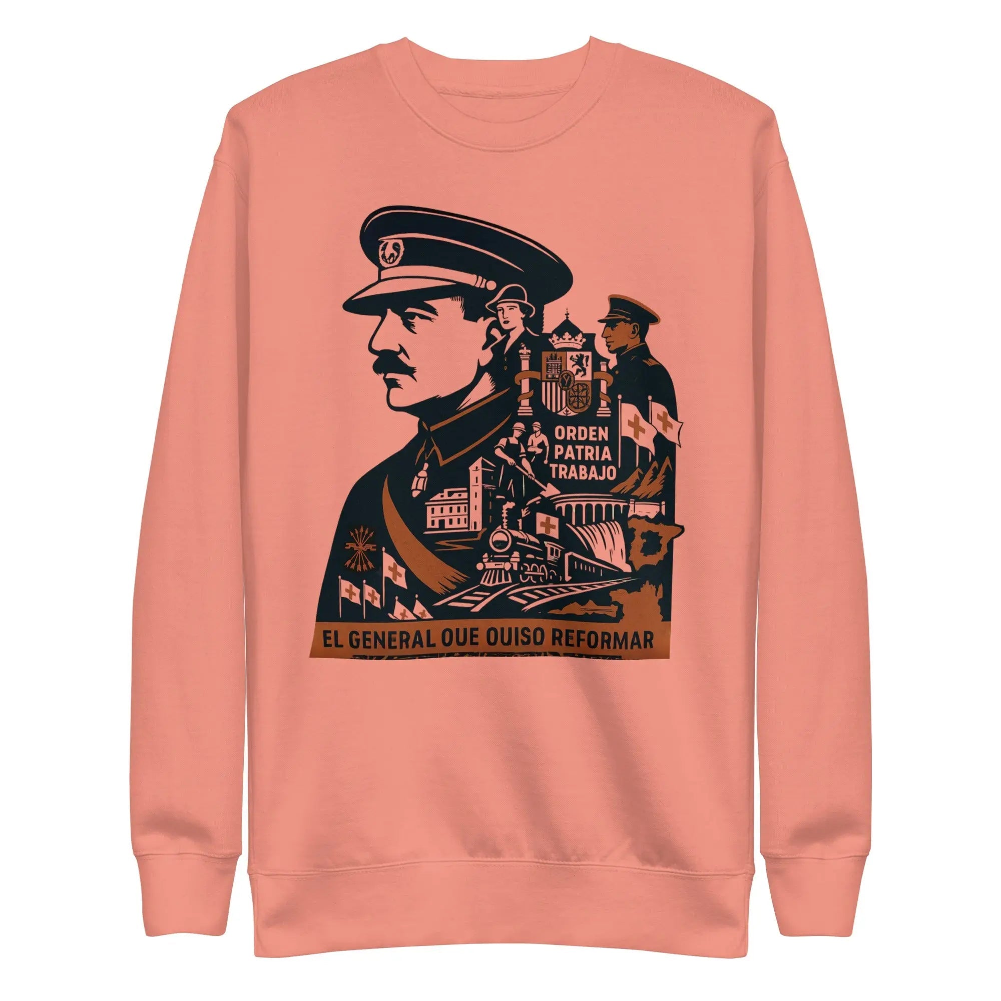 Comprar Sudadera gruesa unisex La Flamenca de Borgoña, Bandera de España, Cruz de Borgoña, Patricia Muñoz, VOX