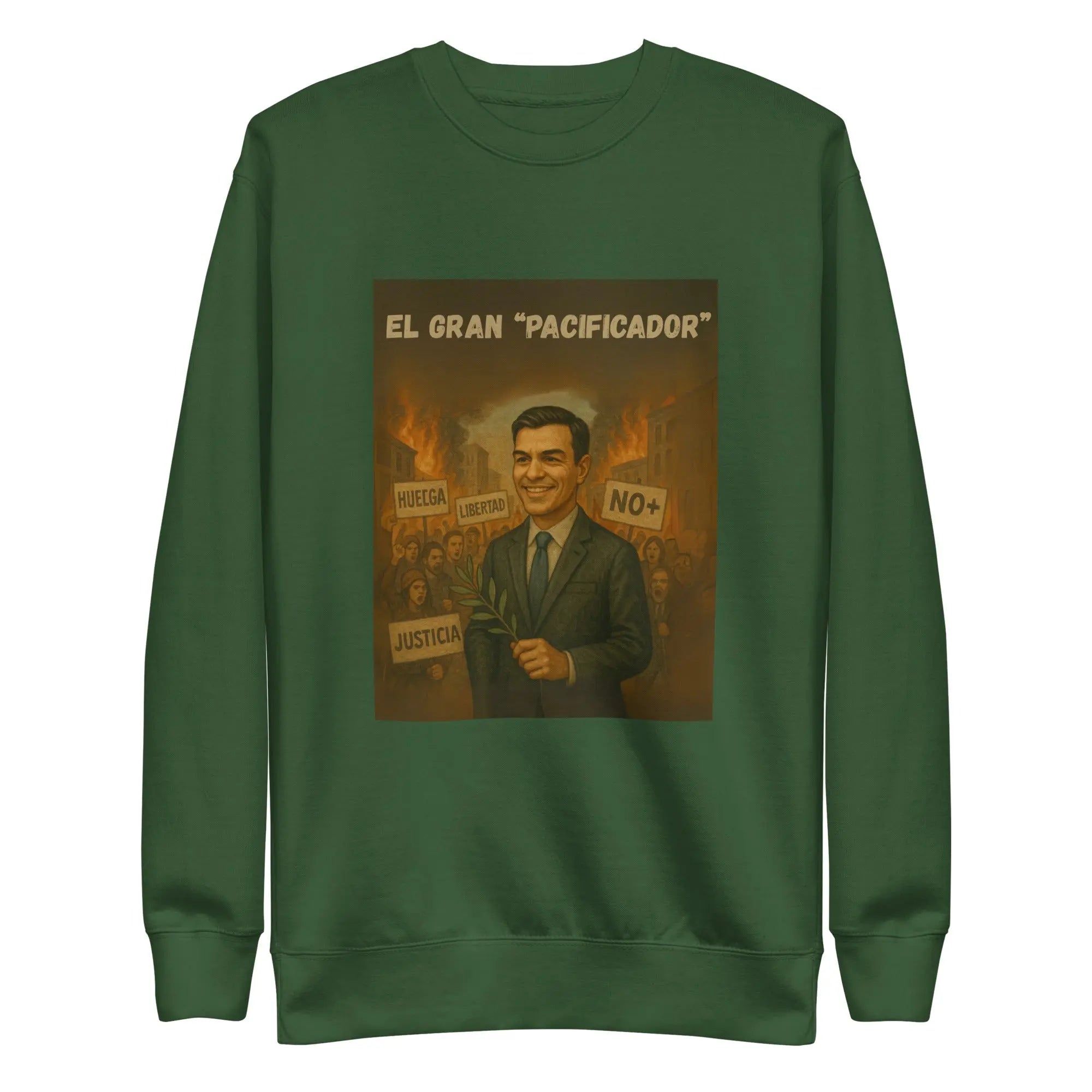 Comprar Sudadera gruesa unisex La Flamenca de Borgoña, Bandera de España, Cruz de Borgoña, Patricia Muñoz, VOX