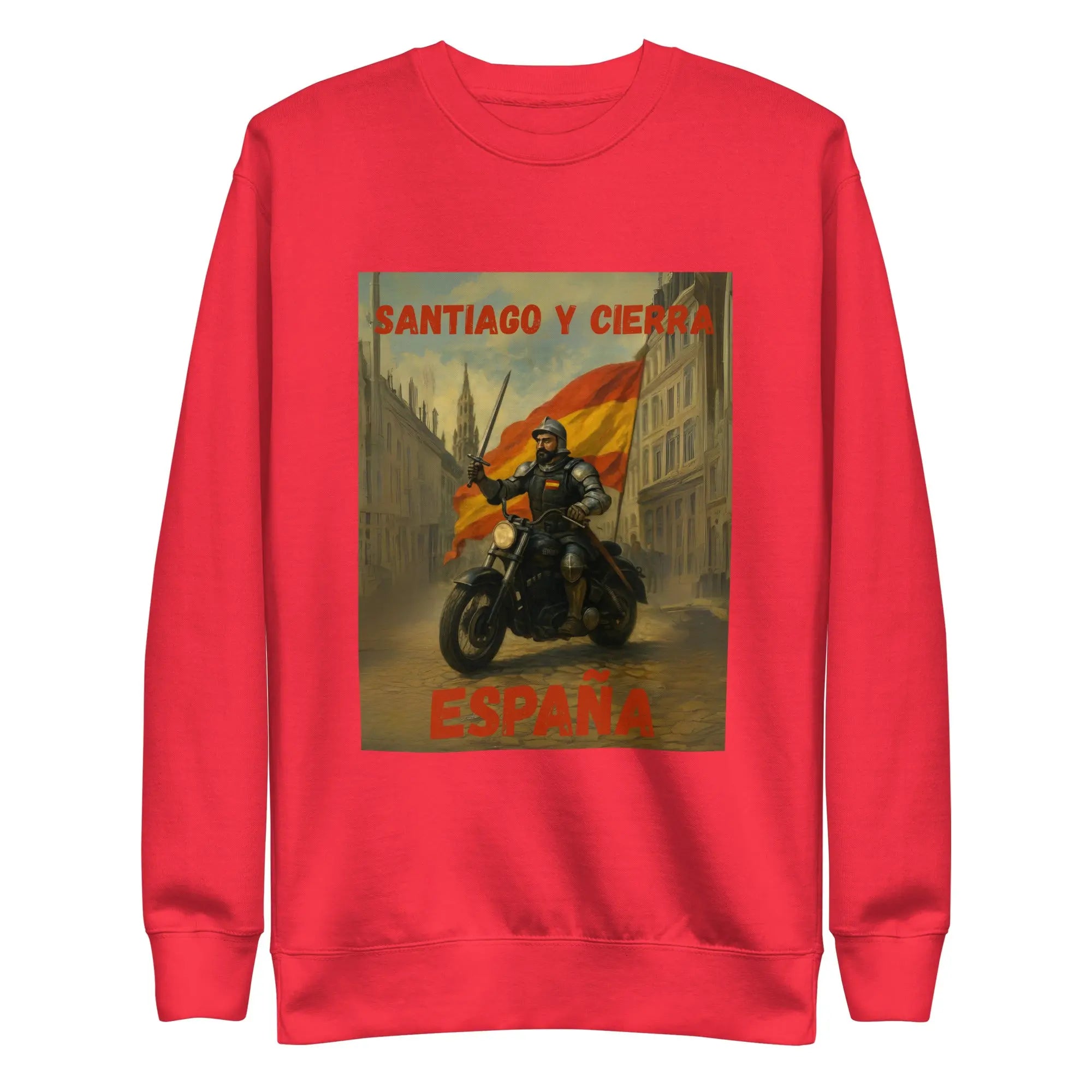 Comprar Sudadera "Santiago y cierra España" Bandera España La Flamenca de Borgoña Patricia Muñoz VOX