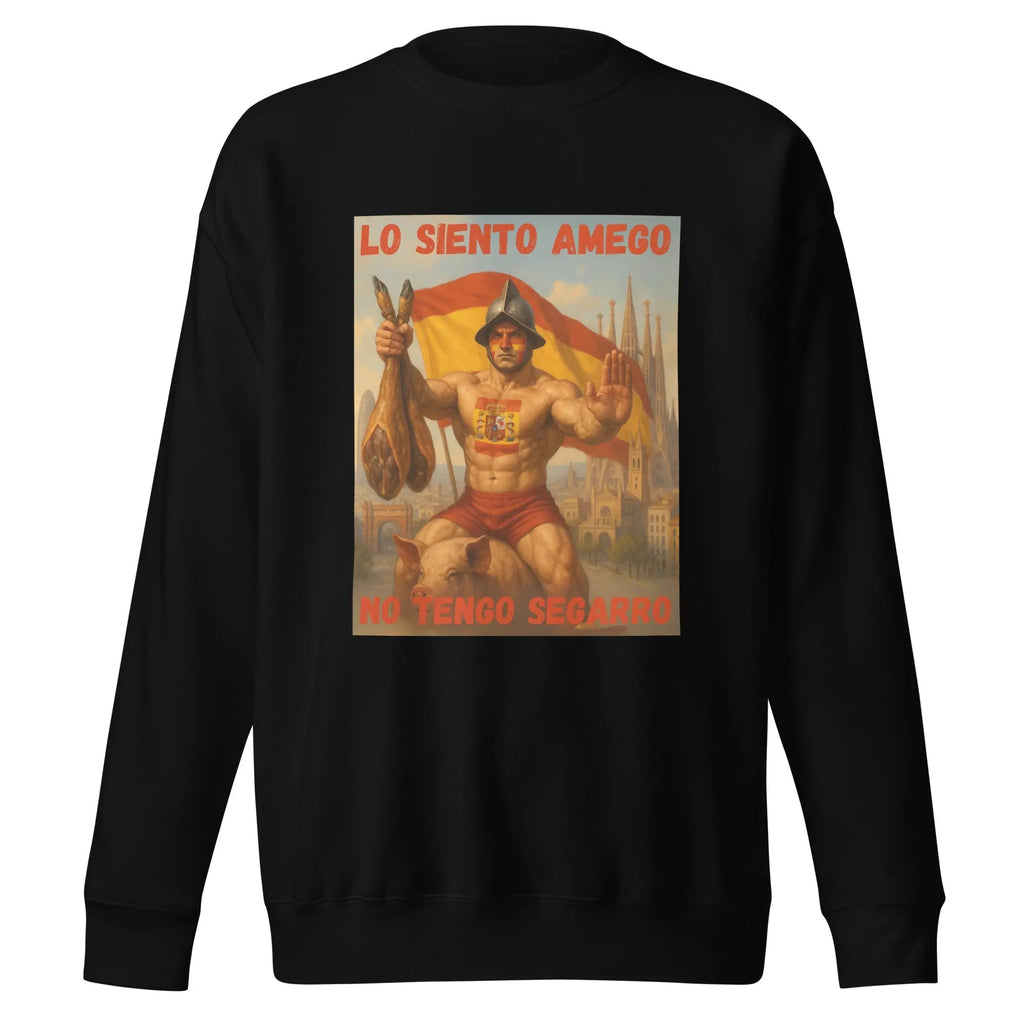 Comprar Sudadera gruesa unisex La Flamenca de Borgoña, Bandera de España, Cruz de Borgoña, Patricia Muñoz, VOX