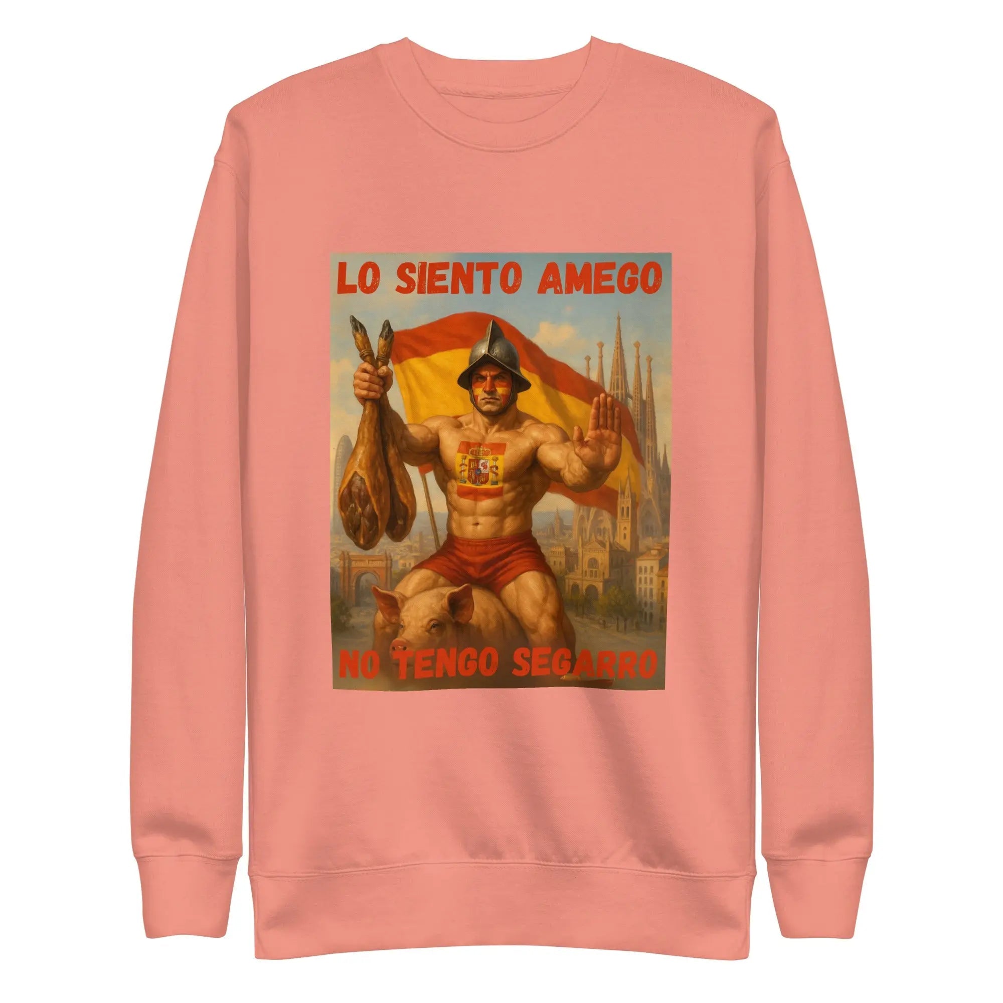 Comprar Sudadera gruesa unisex La Flamenca de Borgoña, Bandera de España, Cruz de Borgoña, Patricia Muñoz, VOX