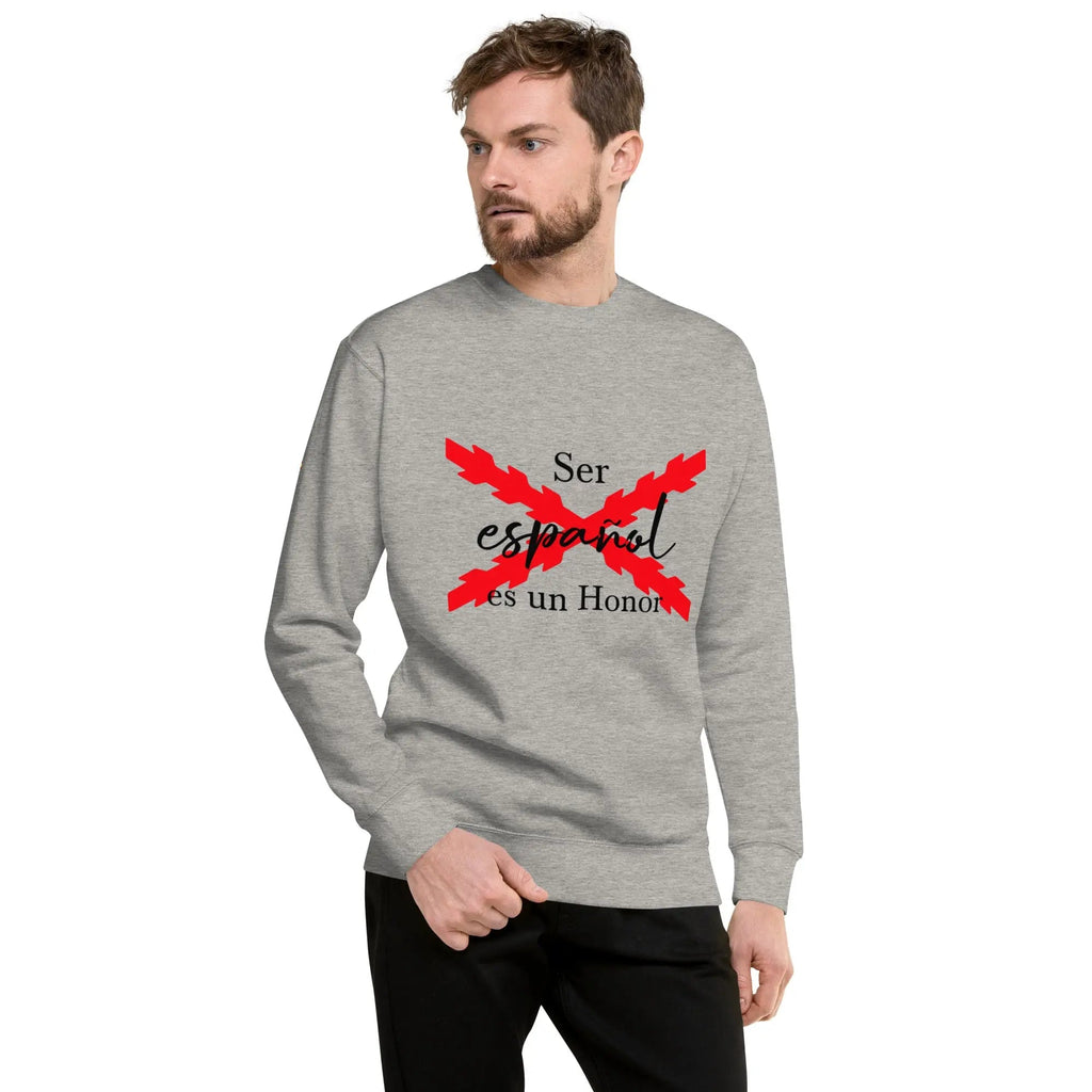 Comprar Sudadera gruesa unisex Ser español es un Honor Bandera España La Flamenca de Borgoña Patricia Muñoz VOX