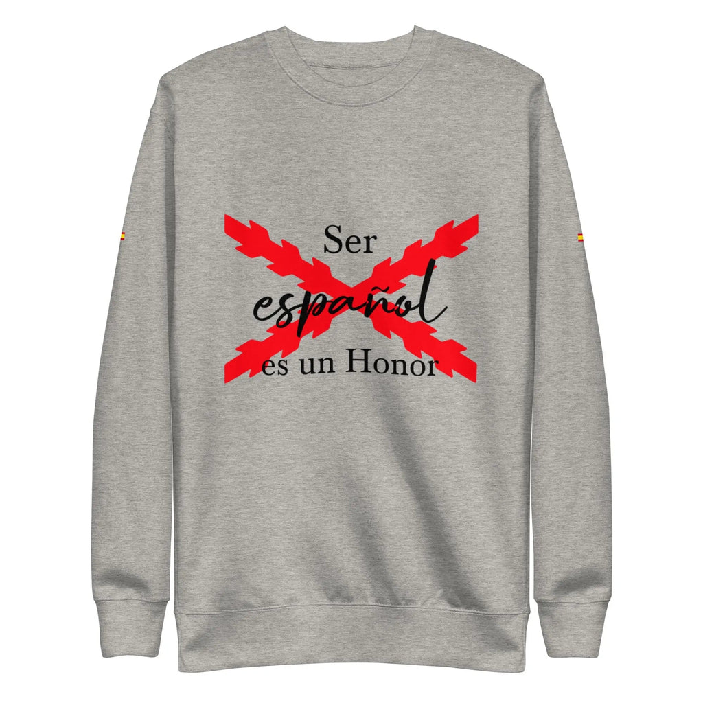 Comprar Sudadera gruesa unisex Ser español es un Honor Bandera España La Flamenca de Borgoña Patricia Muñoz VOX