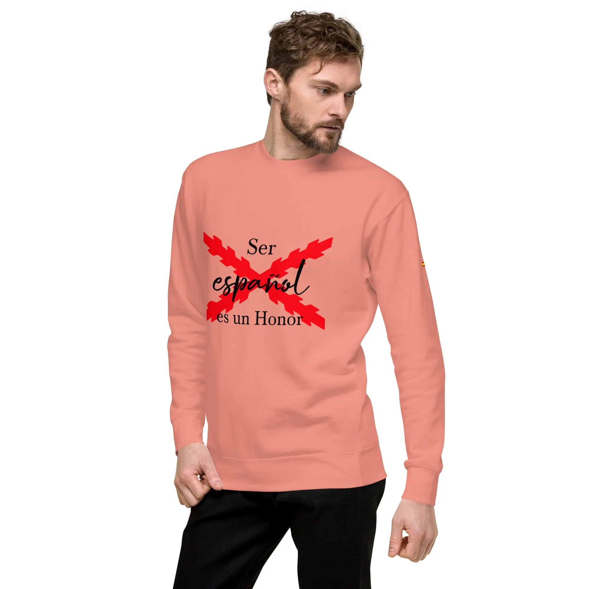 Comprar Sudadera gruesa unisex Ser español es un Honor Bandera España La Flamenca de Borgoña Patricia Muñoz VOX