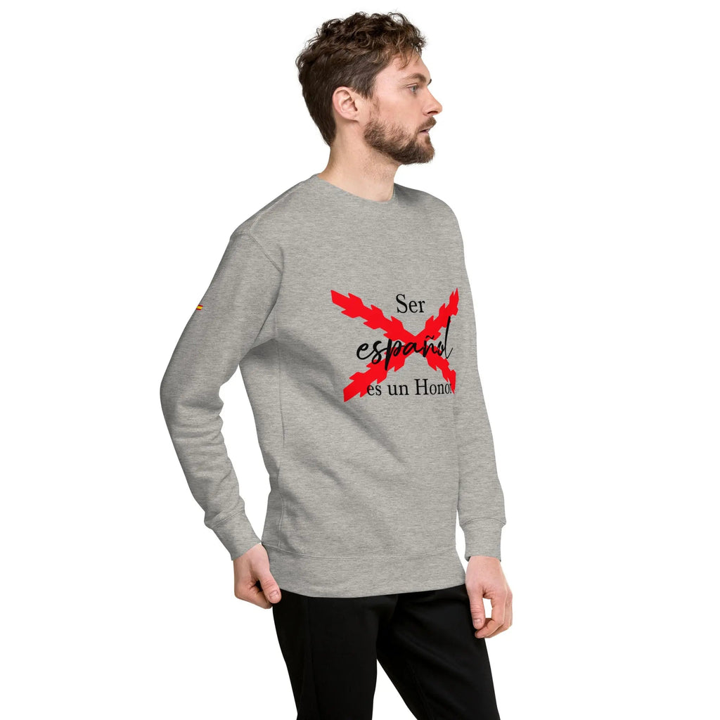 Comprar Sudadera gruesa unisex Ser español es un Honor Bandera España La Flamenca de Borgoña Patricia Muñoz VOX