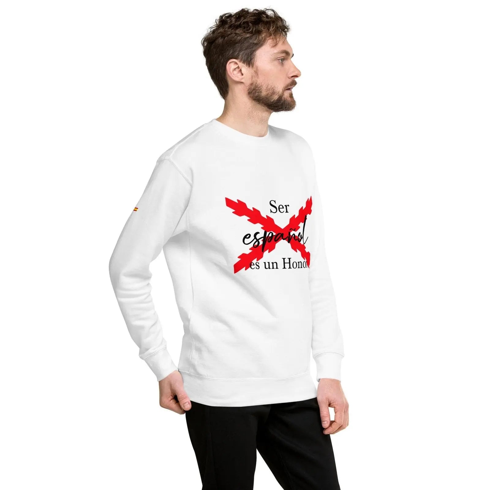 Comprar Sudadera gruesa unisex Ser español es un Honor Bandera España La Flamenca de Borgoña Patricia Muñoz VOX