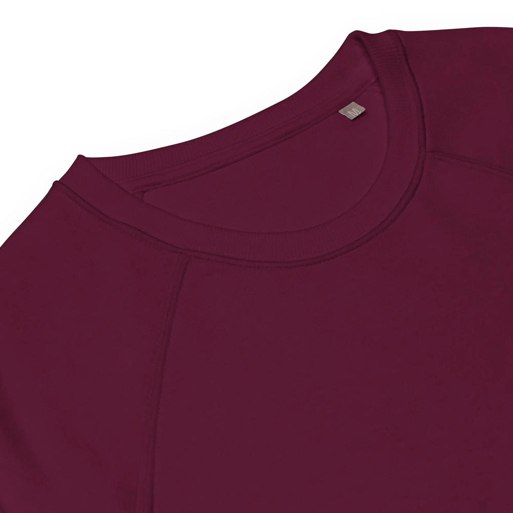 Comprar Sudadera orgánica raglán unisex Cruz de Borgoña La Flamenca de Borgoña Bandera España