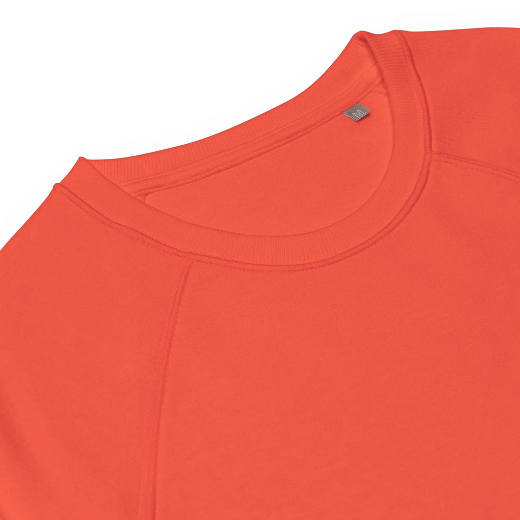 Comprar Sudadera orgánica raglán unisex Cruz de Borgoña La Flamenca de Borgoña Bandera España