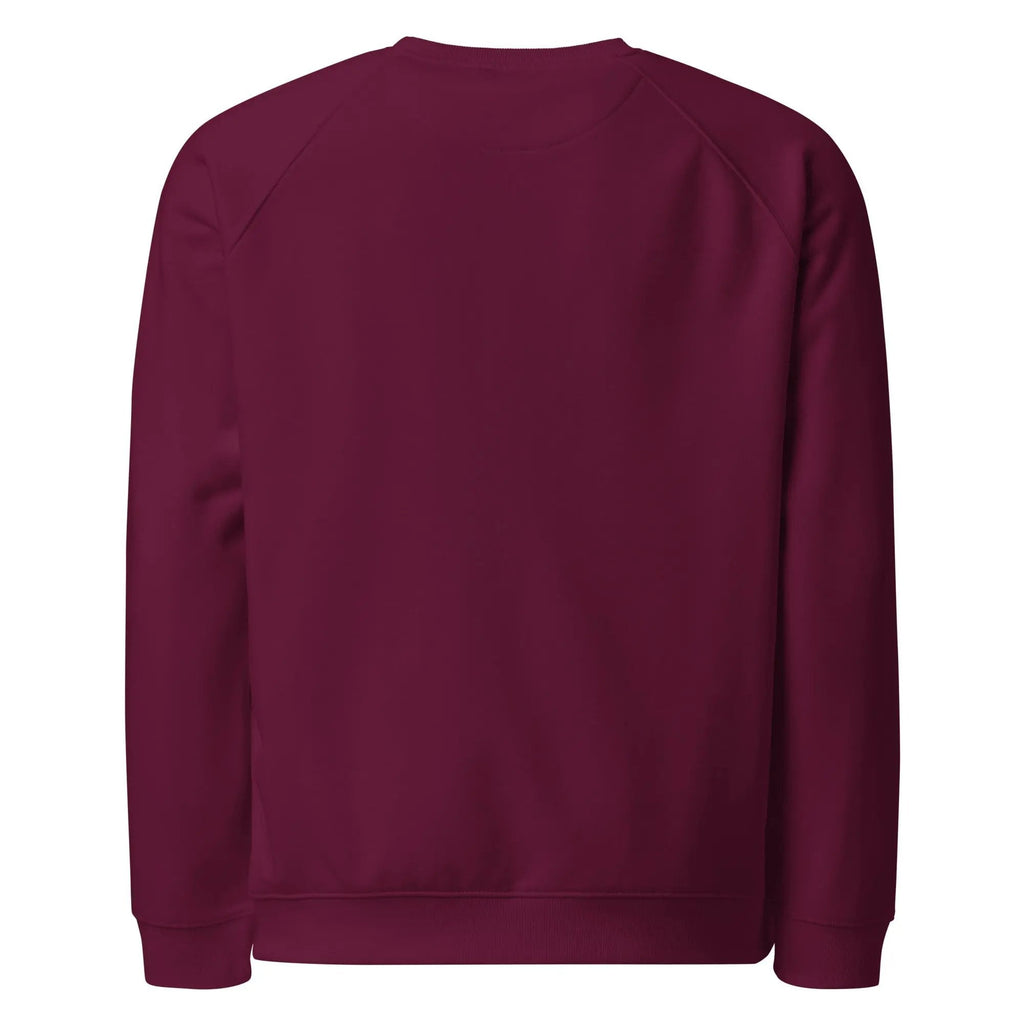 Comprar Sudadera orgánica raglán unisex Cruz de Borgoña La Flamenca de Borgoña Bandera España