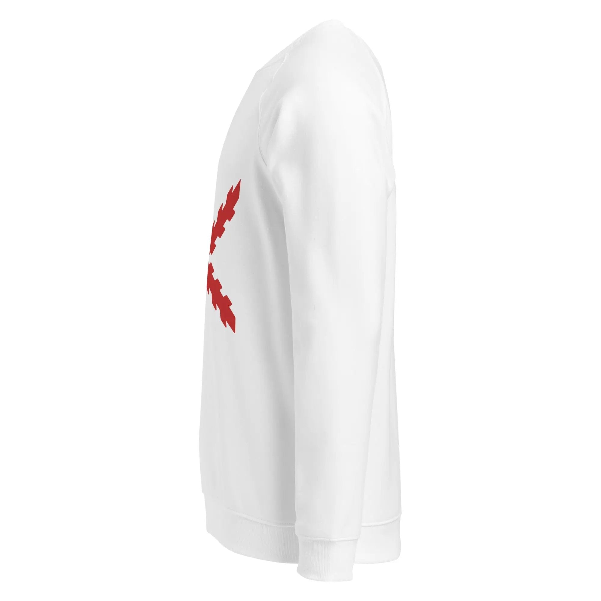 Comprar Sudadera orgánica raglán unisex Cruz de Borgoña La Flamenca de Borgoña Bandera España