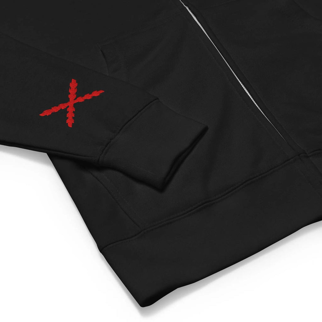 Comprar Sudadera polar con capucha y cremallera unisex Cruz de Borgoña La Flamenca de Borgoña Bandera España