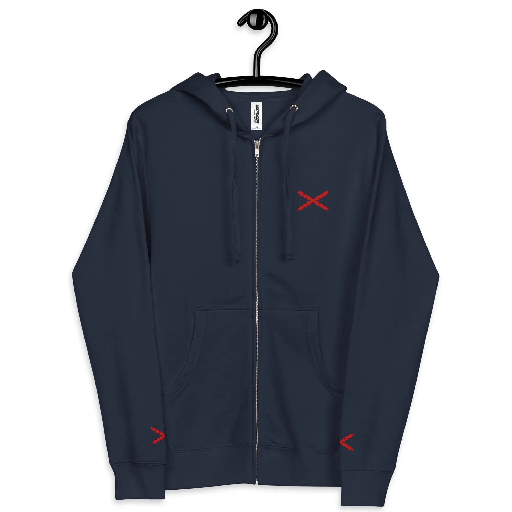 Comprar Sudadera polar con capucha y cremallera unisex Cruz de Borgoña La Flamenca de Borgoña Bandera España