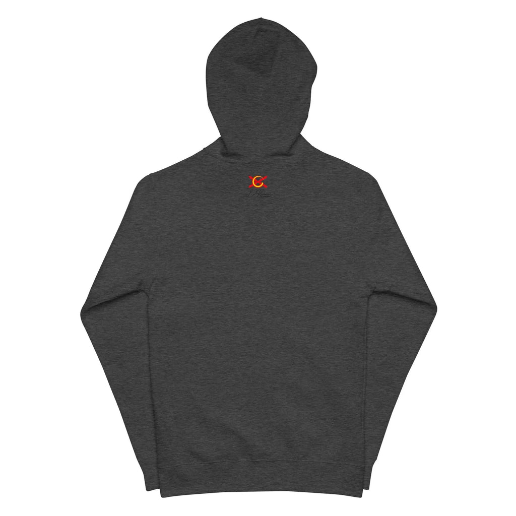 Comprar Sudadera polar con capucha y cremallera unisex Cruz de Borgoña La Flamenca de Borgoña Bandera España