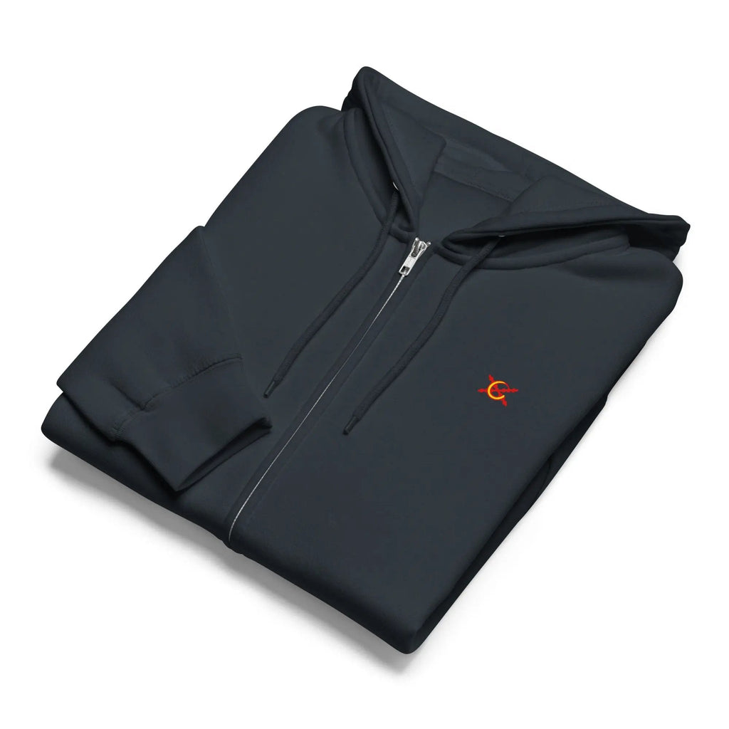 Comprar Sudadera premium con cremallera completa "Ser español es un Honor" La Flamenca de Borgoña Bandera España