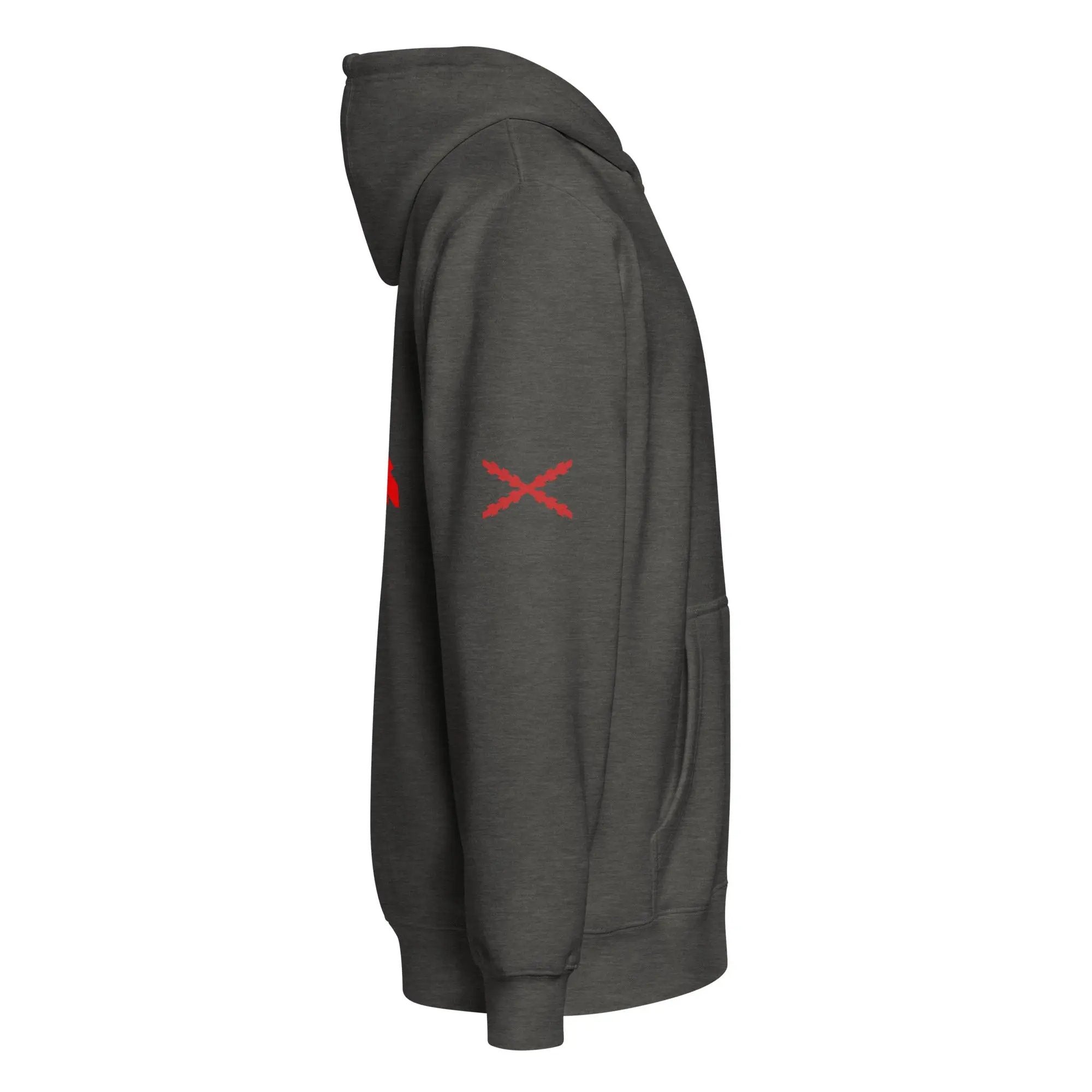 Comprar Sudadera premium con cremallera completa "Ser español es un Honor" La Flamenca de Borgoña Bandera España