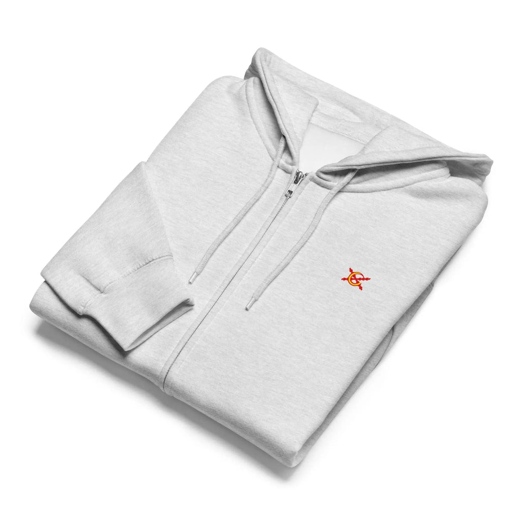 Comprar Sudadera premium con cremallera completa "Ser español es un Honor" La Flamenca de Borgoña Bandera España