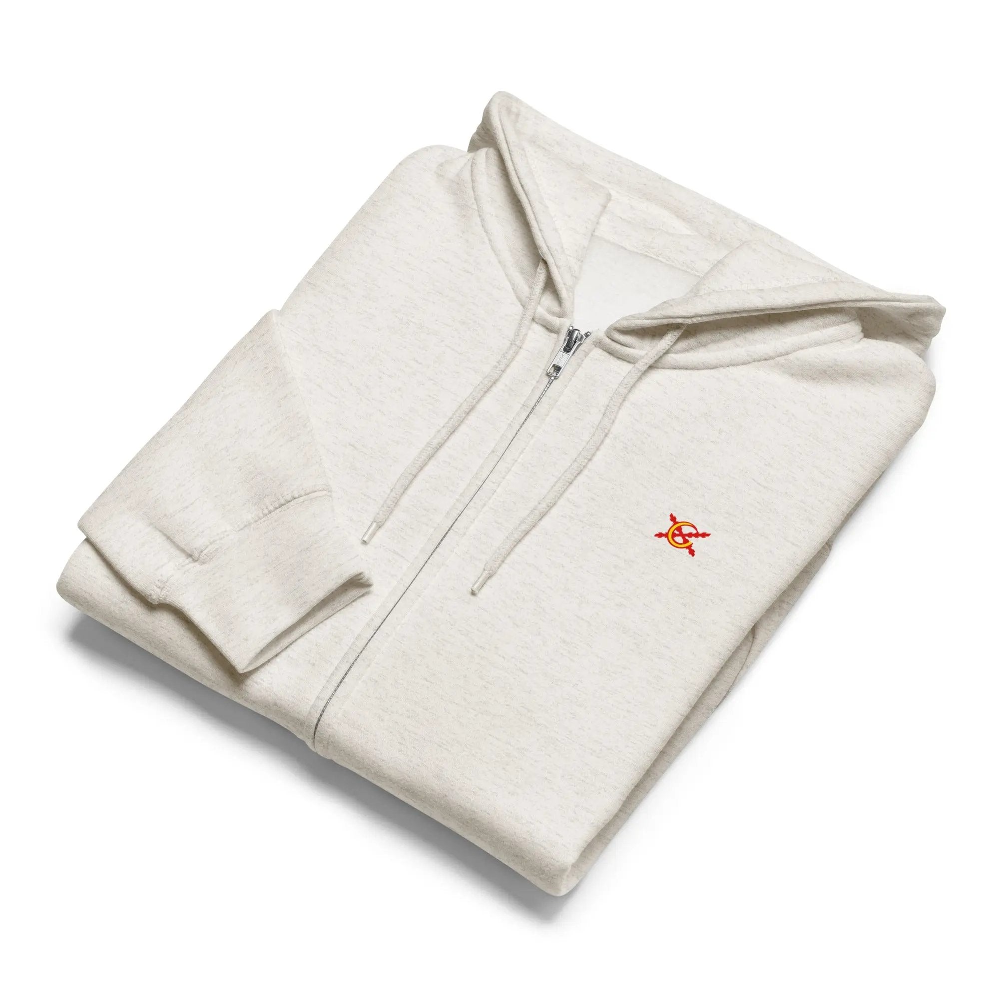Comprar Sudadera premium con cremallera completa "Ser español es un Honor" La Flamenca de Borgoña Bandera España