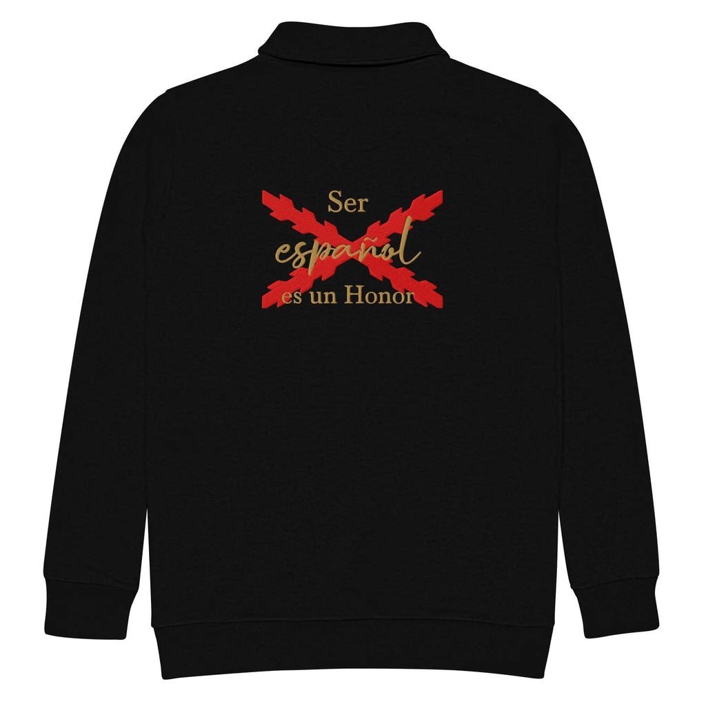 Comprar Sudadera premium unisex "Ser español es un Honor" La Flamenca de Borgoña Bandera España
