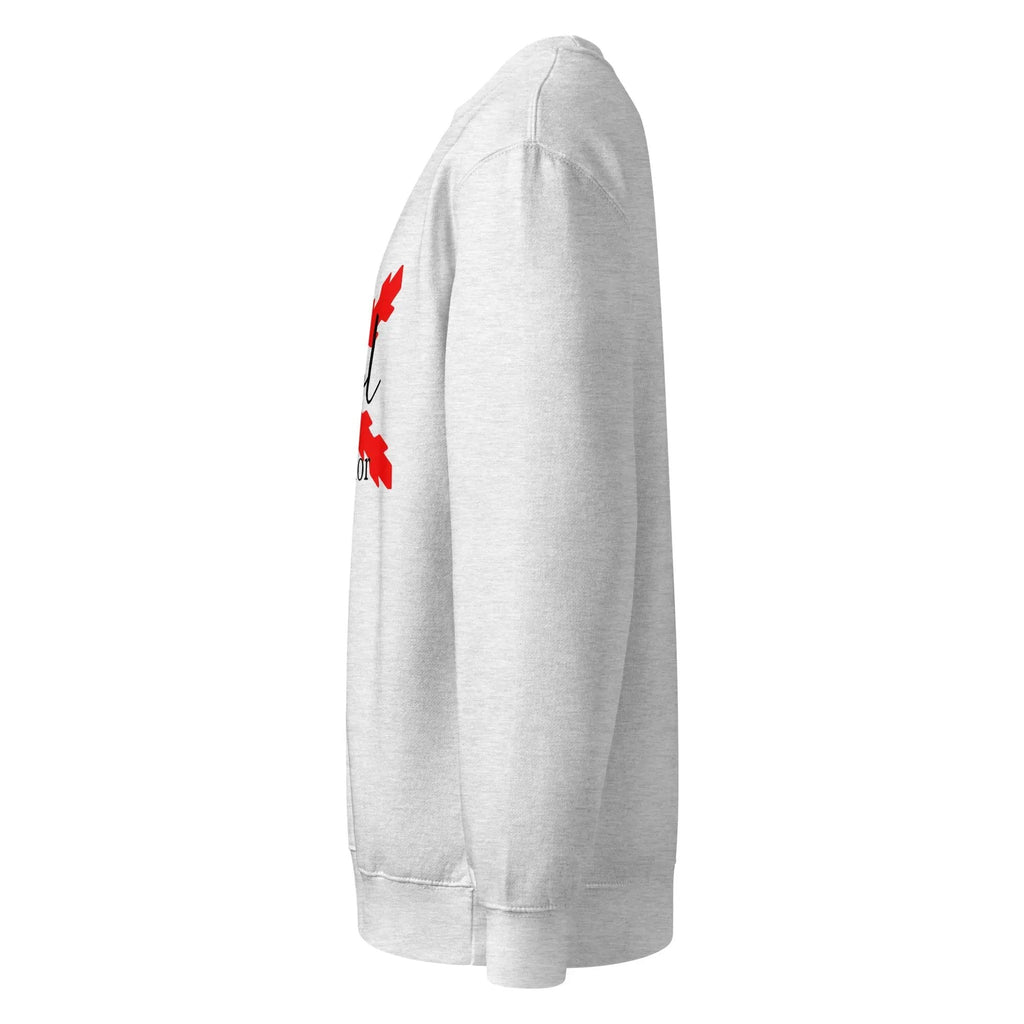 Comprar Sudadera premium unisex de cuello redondo "Ser español de Honor" La Flamenca de Borgoña Bandera España