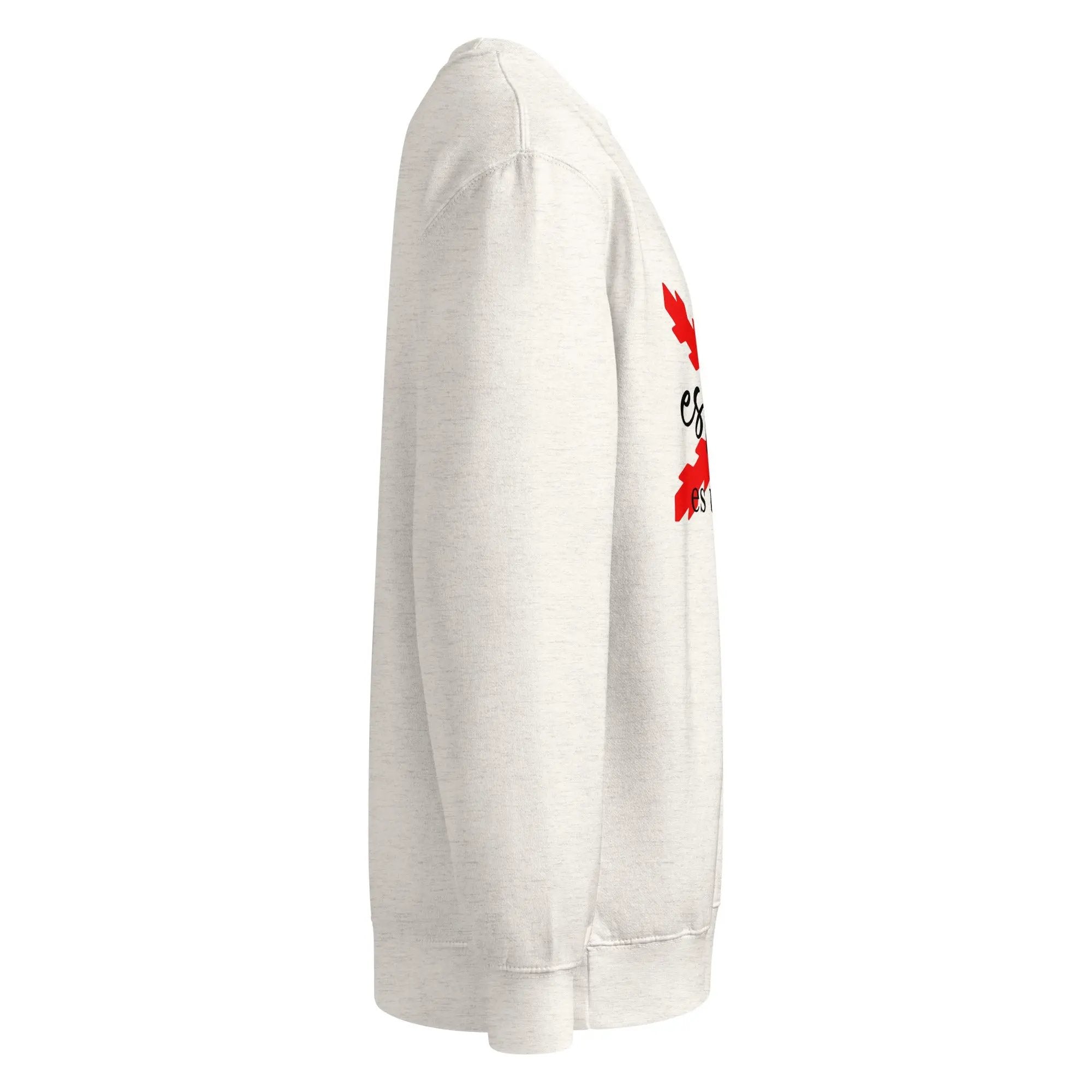 Comprar Sudadera premium unisex de cuello redondo "Ser español de Honor" La Flamenca de Borgoña Bandera España