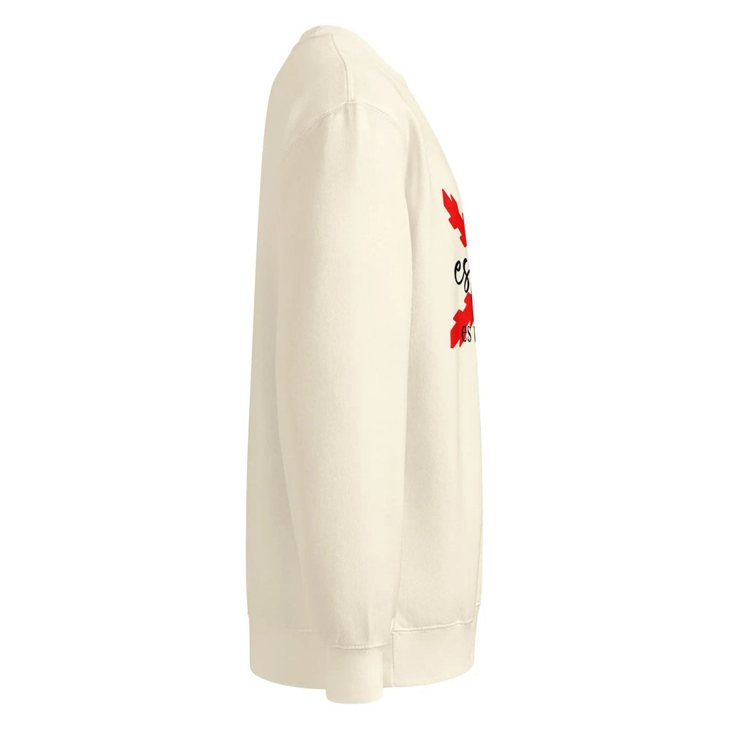 Comprar Sudadera premium unisex de cuello redondo "Ser español de Honor" La Flamenca de Borgoña Bandera España
