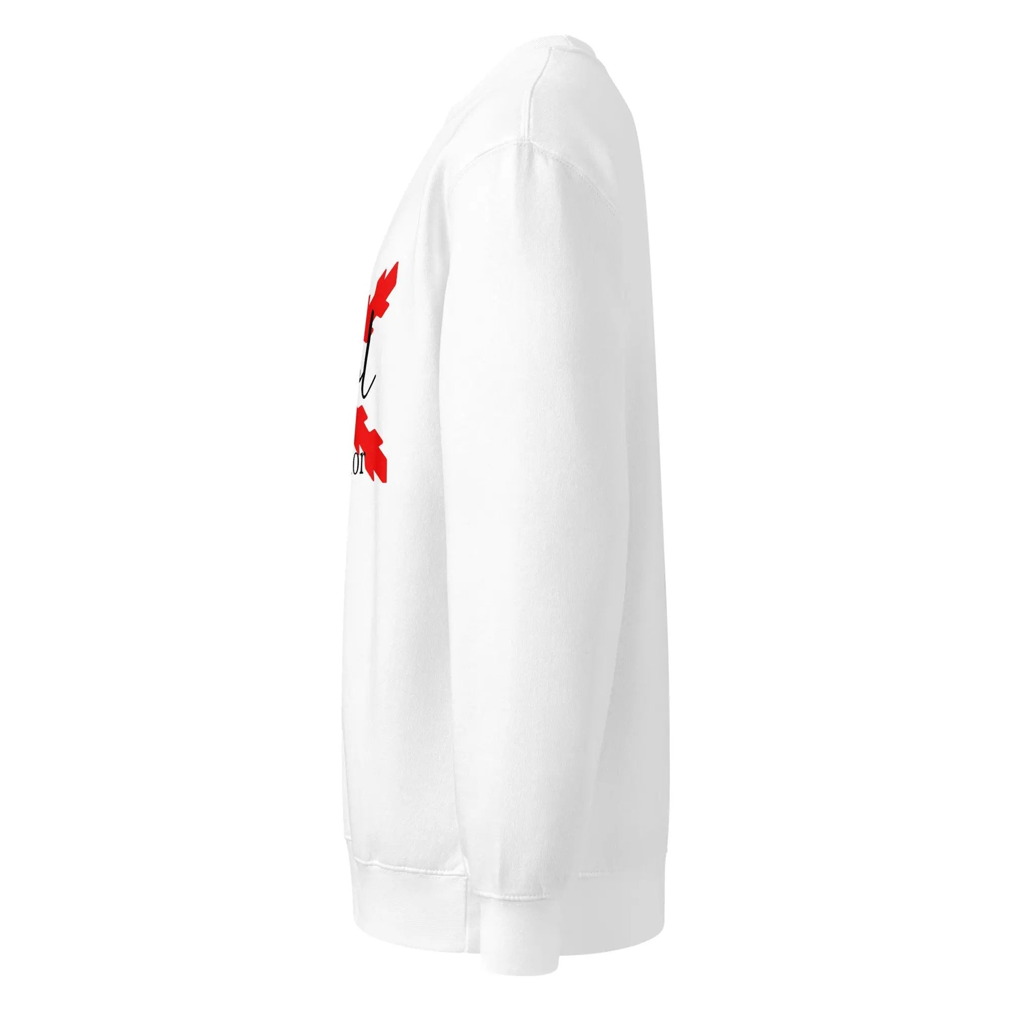 Comprar Sudadera premium unisex de cuello redondo "Ser español de Honor" La Flamenca de Borgoña Bandera España