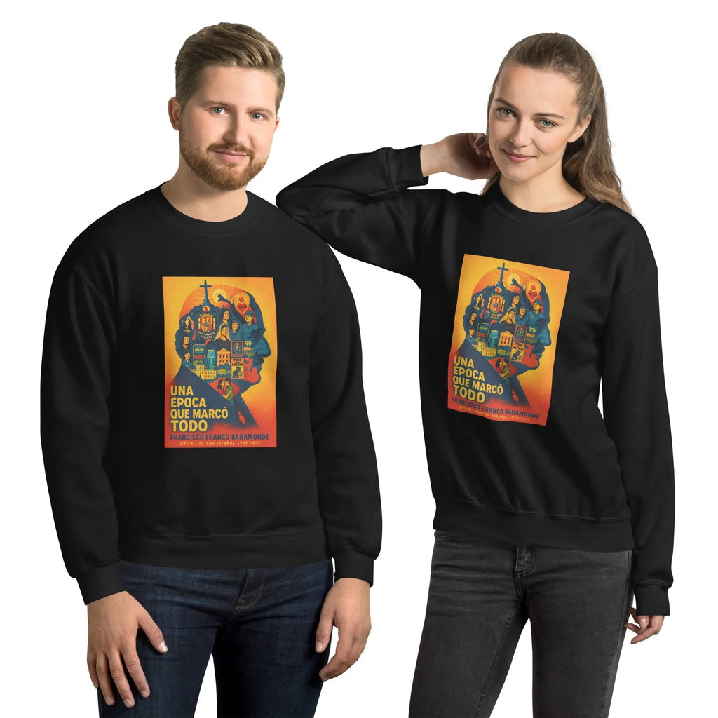 Comprar Sudadera unisex La Flamenca de Borgoña, Bandera de España, Cruz de Borgoña, Patricia Muñoz, VOX