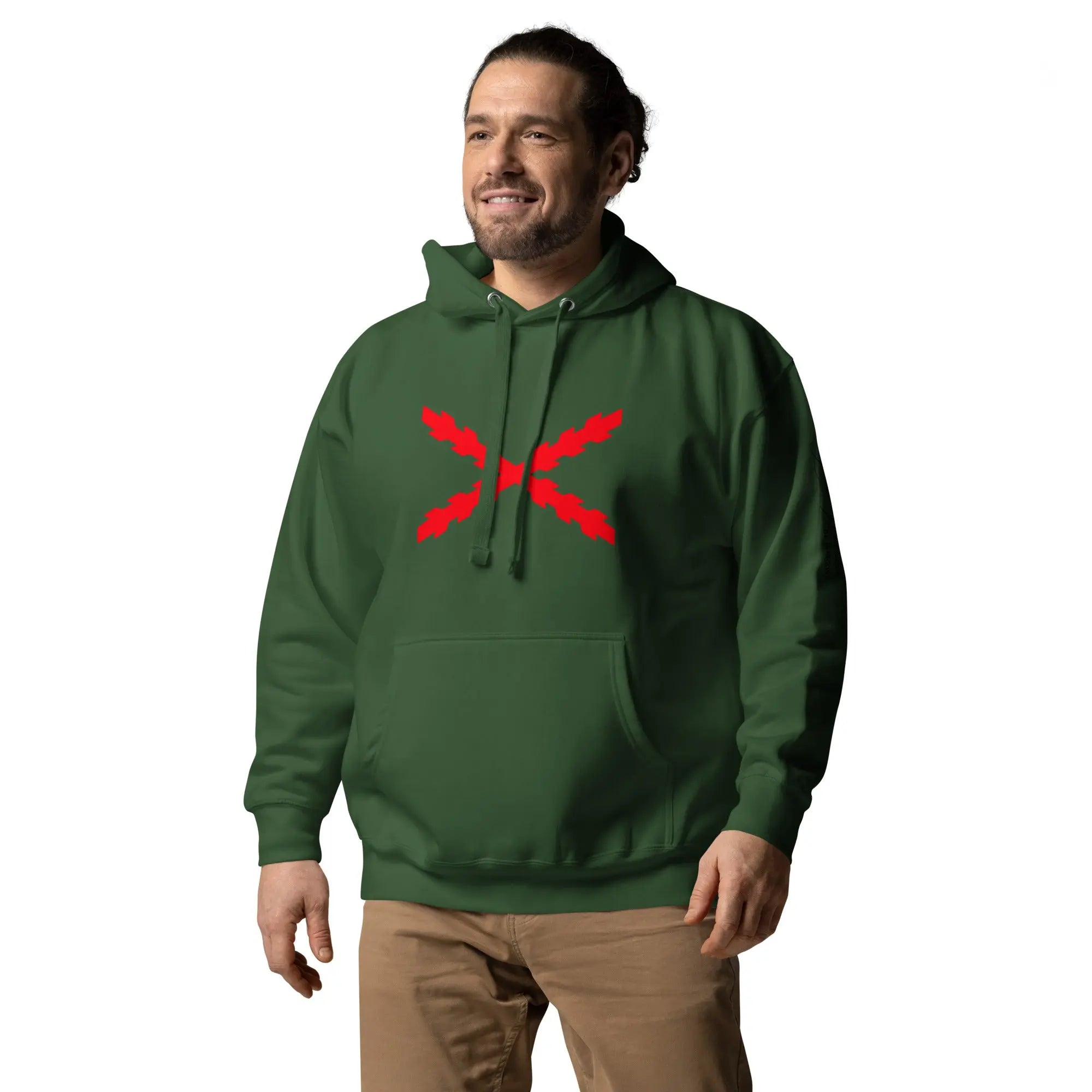 Comprar Sudadera unisex Tu Regere Imperio Fluctus Hispane Memento con capucha Bandera España La Flamenca de Borgoña Patricia Muñoz VOX