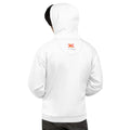 Comprar Sudadera Bandera de España unisex blanca Bandera España La Flamenca de Borgoña Patricia Muñoz VOX