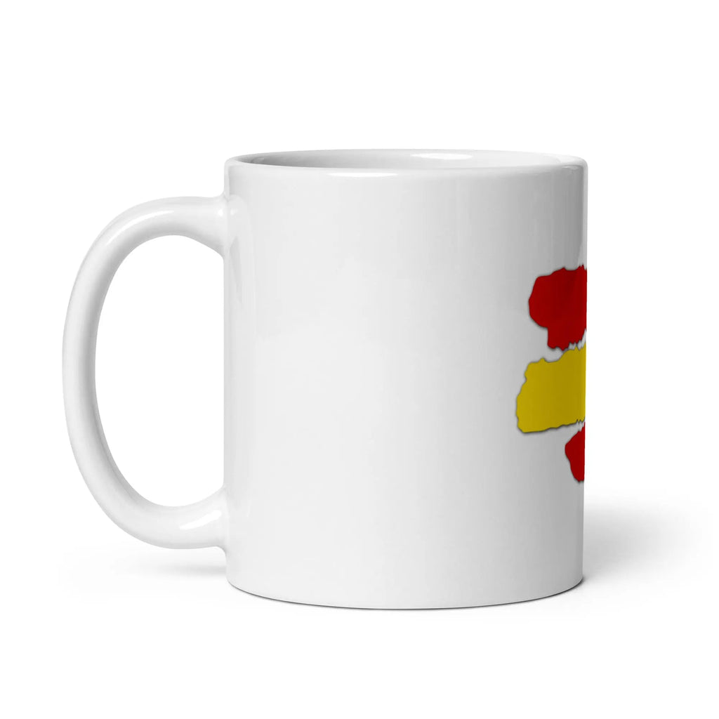 Comprar Taza Bandera de España trazos Bandera España La Flamenca de Borgoña Patricia Muñoz VOX
