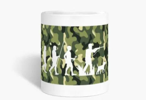 Comprar Taza Cazador Evolución Bandera España La Flamenca de Borgoña Patricia Muñoz VOX