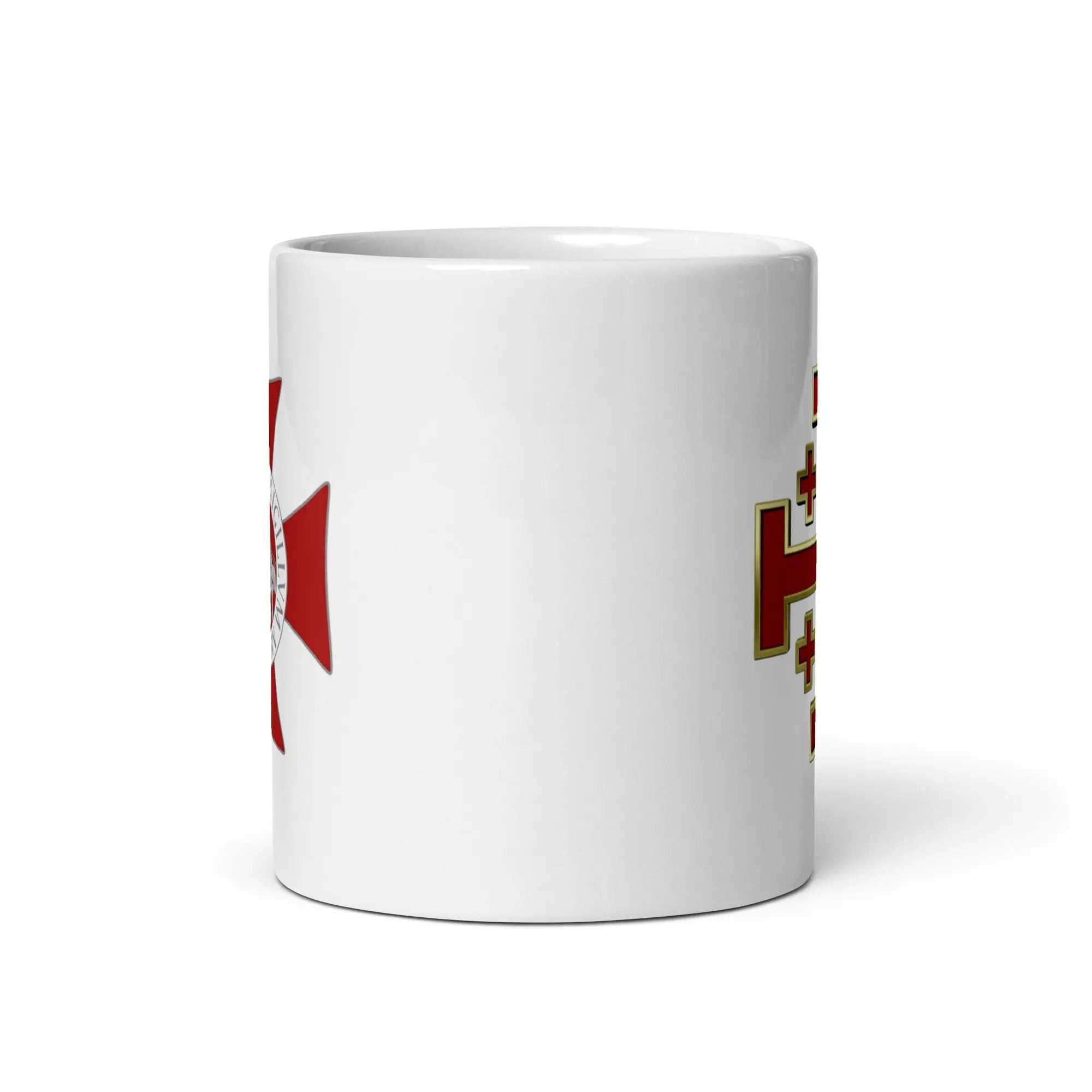 Comprar Taza Cruz Templaria (2 cruces) Bandera España La Flamenca de Borgoña Patricia Muñoz VOX