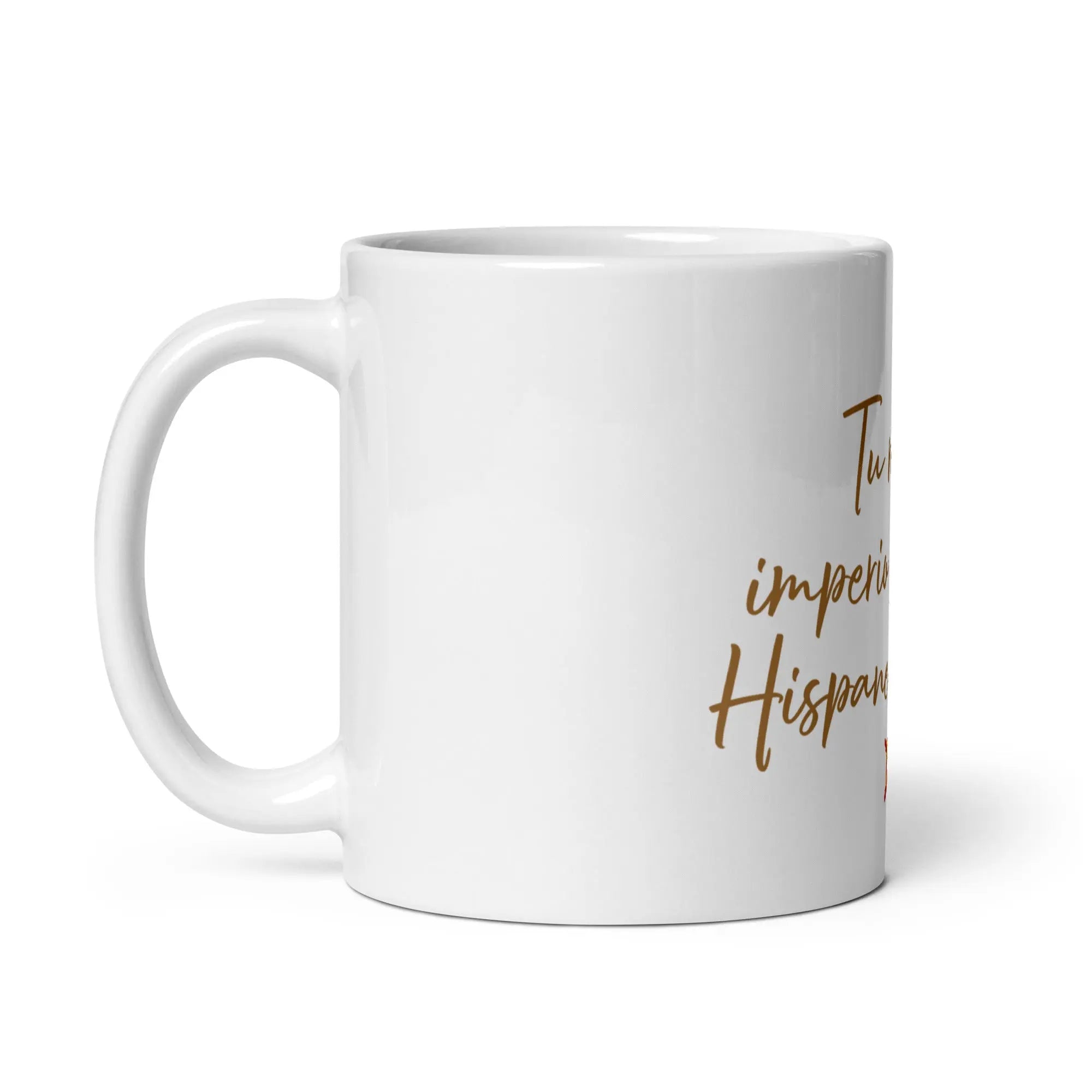 Comprar Taza Tu Regere Imperio Fluctus Hispane Memento Bandera España La Flamenca de Borgoña Patricia Muñoz VOX