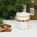 Comprar Taza de café Bandera de España detalle dorado La Flamenca de Borgoña Bandera España