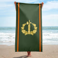 Comprar Toalla Cuerpo Jurídico Militar 2 Bandera España La Flamenca de Borgoña Patricia Muñoz VOX