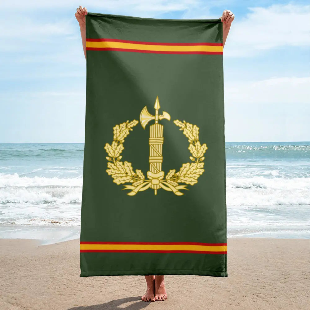 Comprar Toalla Cuerpo Jurídico Militar Bandera España La Flamenca de Borgoña Patricia Muñoz VOX
