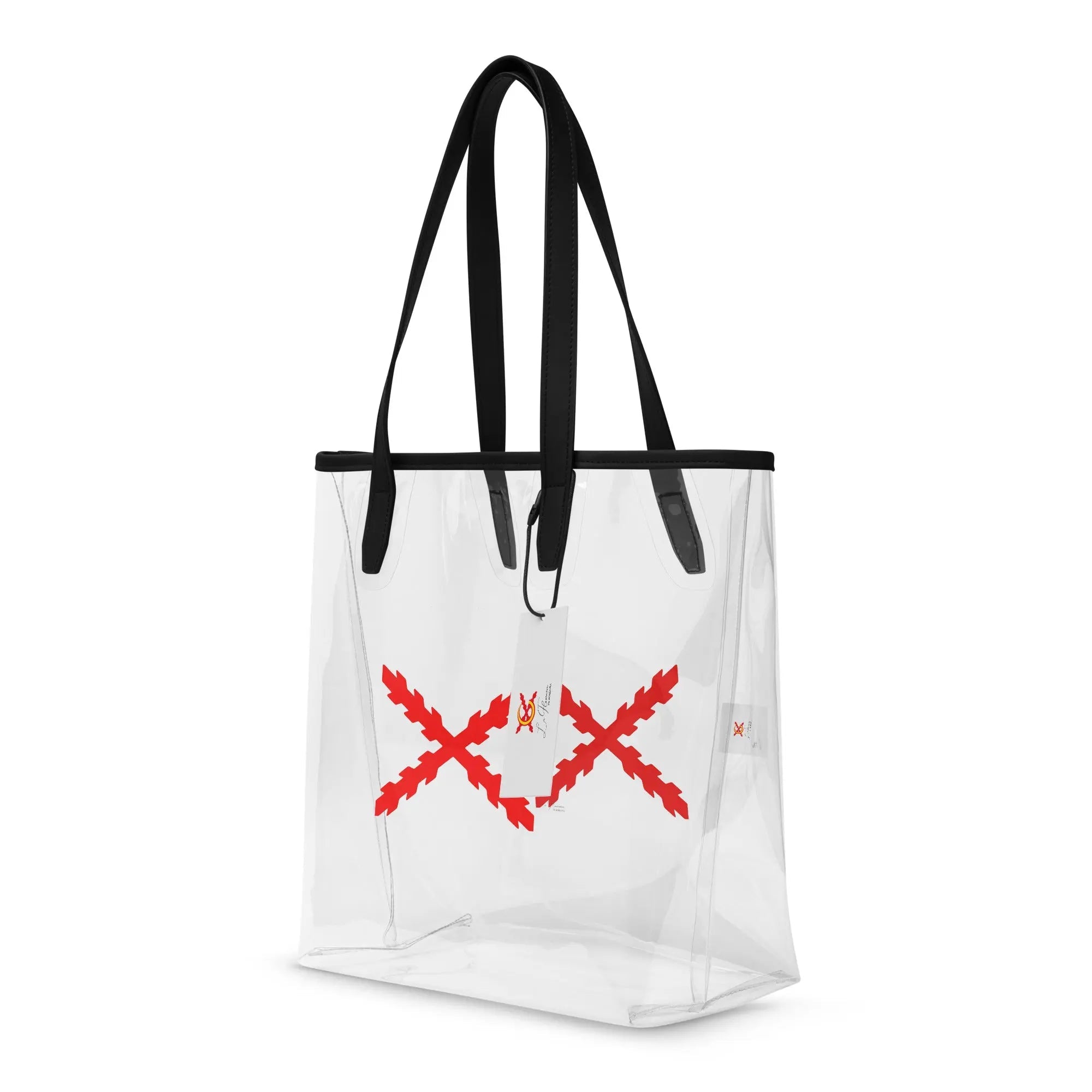 Comprar Tote bag transparente Cruz de Borgoña Bandera España La Flamenca de Borgoña Patricia Muñoz VOX