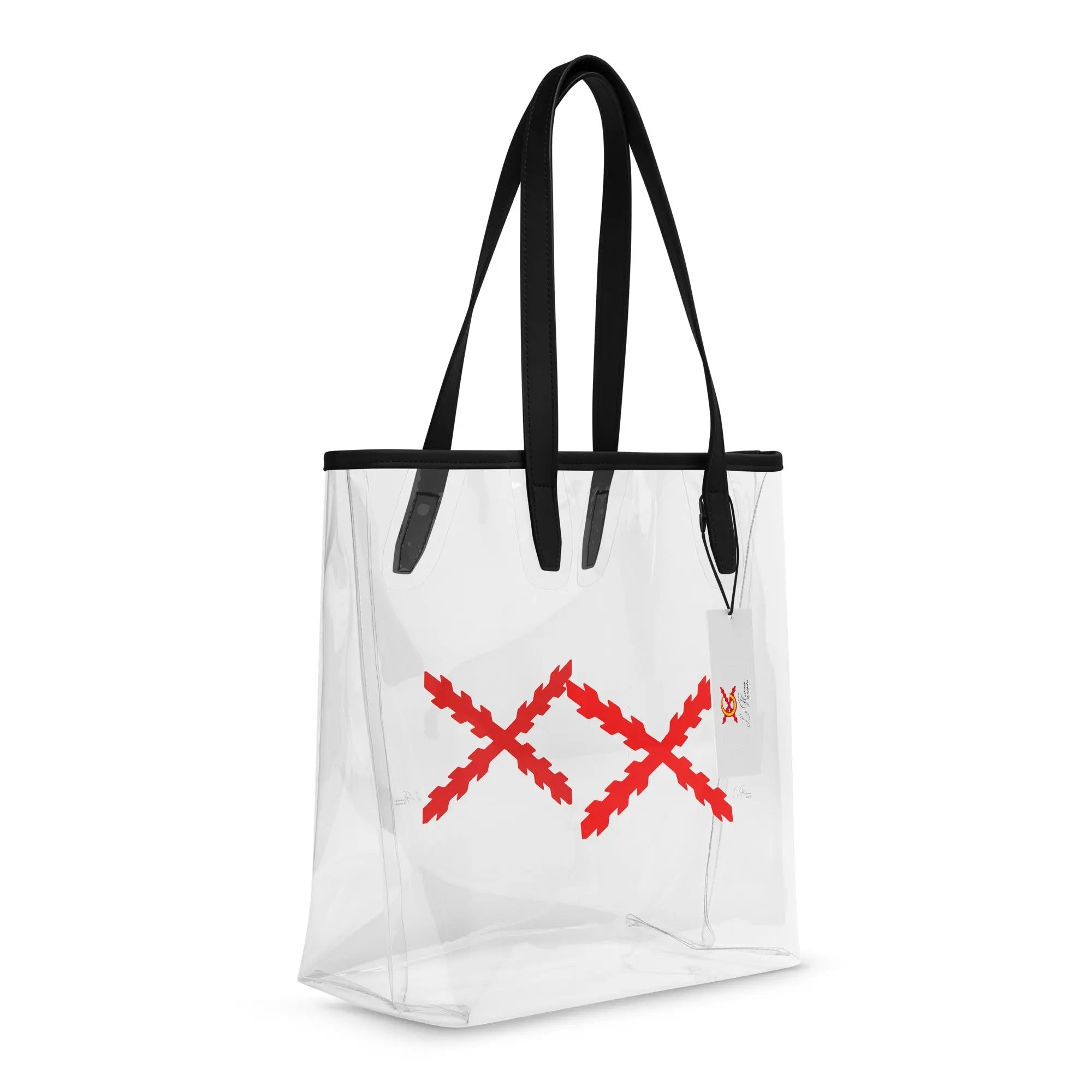 Comprar Tote bag transparente Cruz de Borgoña Bandera España La Flamenca de Borgoña Patricia Muñoz VOX