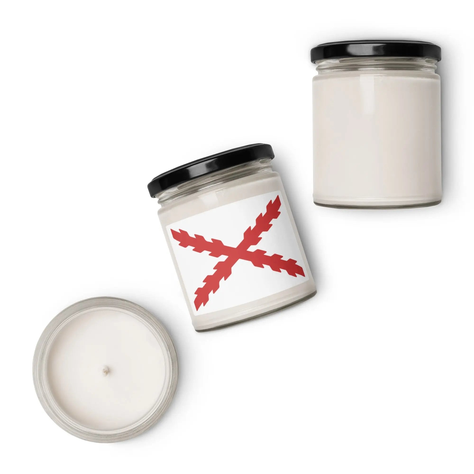Comprar Vela perfumada de soja Cruz de Borgoña La Flamenca de Borgoña Bandera España