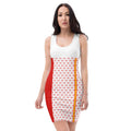 Comprar Vestido ceñido rojo Bandera de España Bandera España La Flamenca de Borgoña Patricia Muñoz VOX