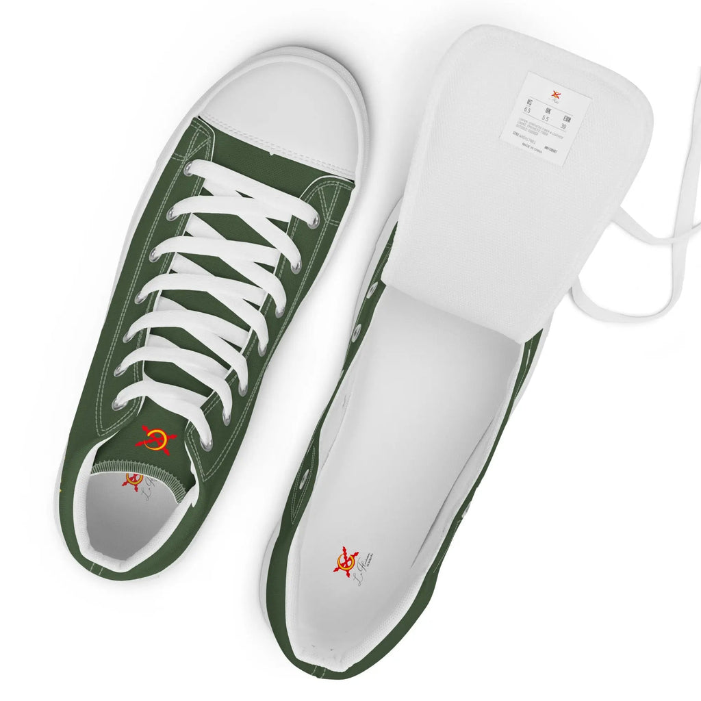 Comprar Zapatillas Cuerpo Jurídico Militar caña alta hombre Bandera España La Flamenca de Borgoña Patricia Muñoz VOX
