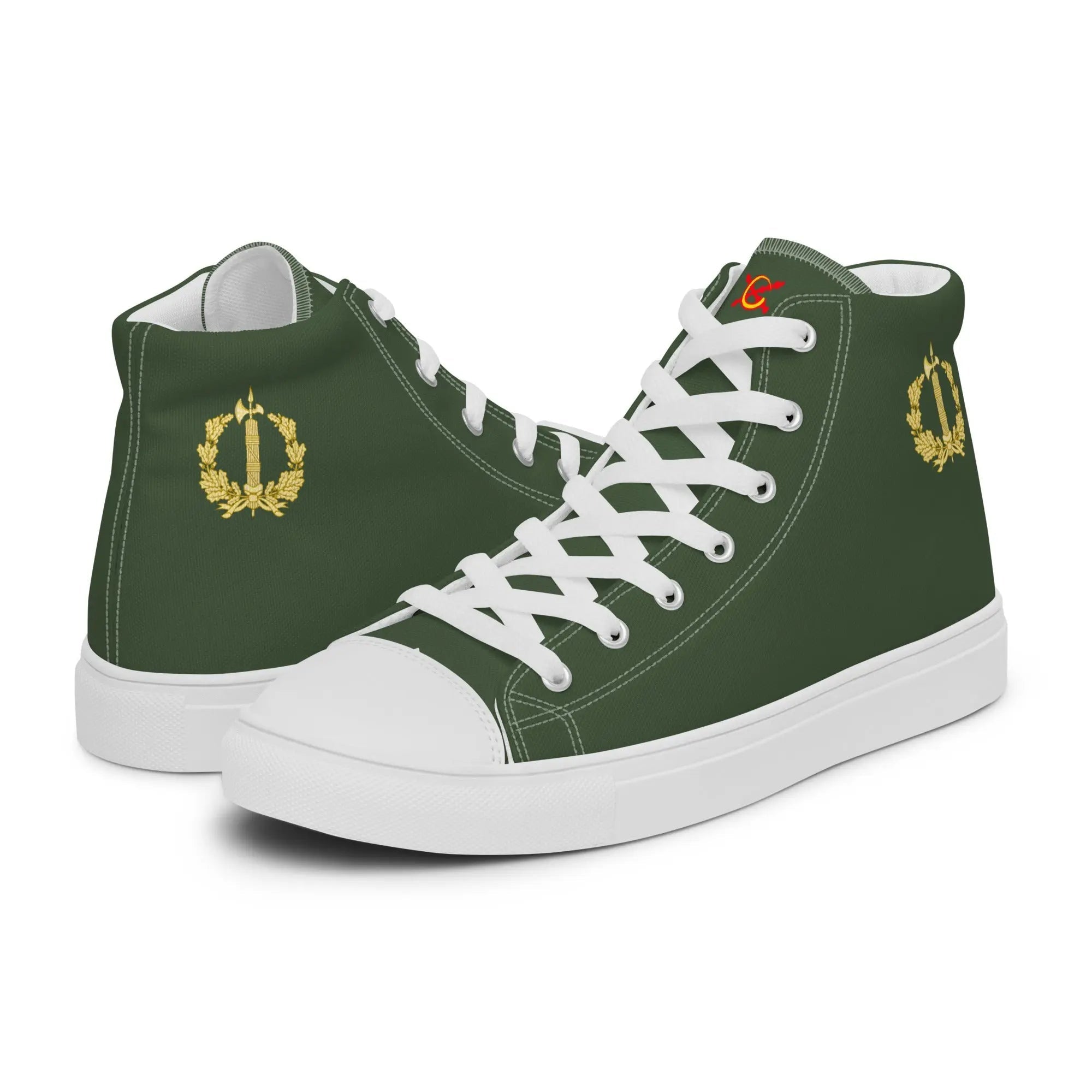 Comprar Zapatillas Cuerpo Jurídico Militar caña alta hombre Bandera España La Flamenca de Borgoña Patricia Muñoz VOX