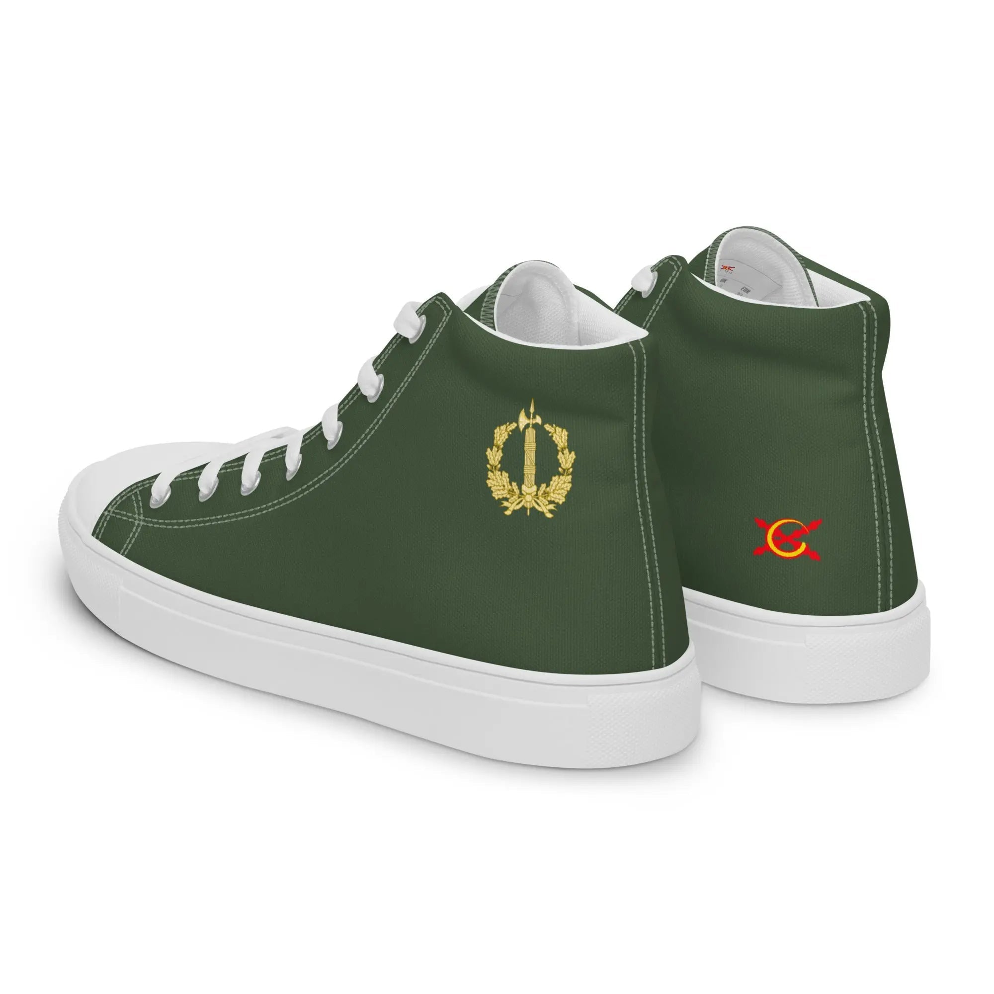 Comprar Zapatillas Cuerpo Jurídico Militar caña alta hombre Bandera España La Flamenca de Borgoña Patricia Muñoz VOX