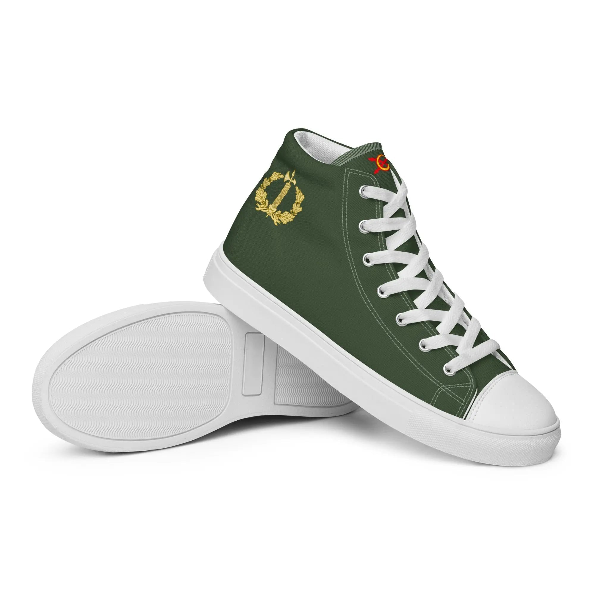 Comprar Zapatillas Cuerpo Jurídico Militar caña alta hombre Bandera España La Flamenca de Borgoña Patricia Muñoz VOX
