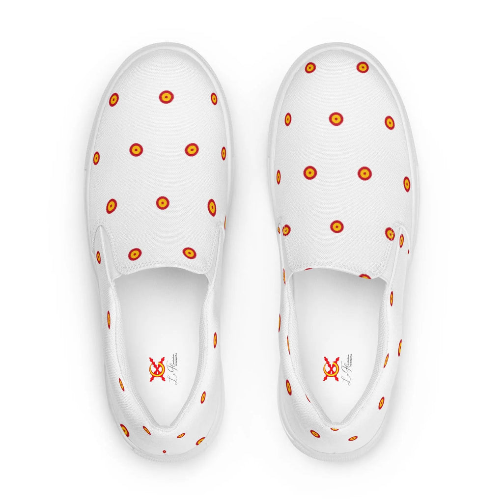 Comprar Zapatillas Escarapela hombre Bandera España La Flamenca de Borgoña Patricia Muñoz VOX